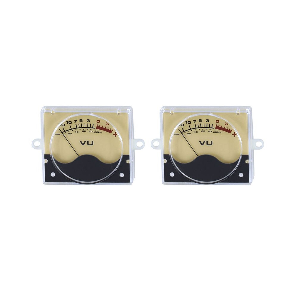 2X P-55Si High Precision Vu Meter Db Meter Amplifier Audio Panel Level Meter With Backlight 4712564316256