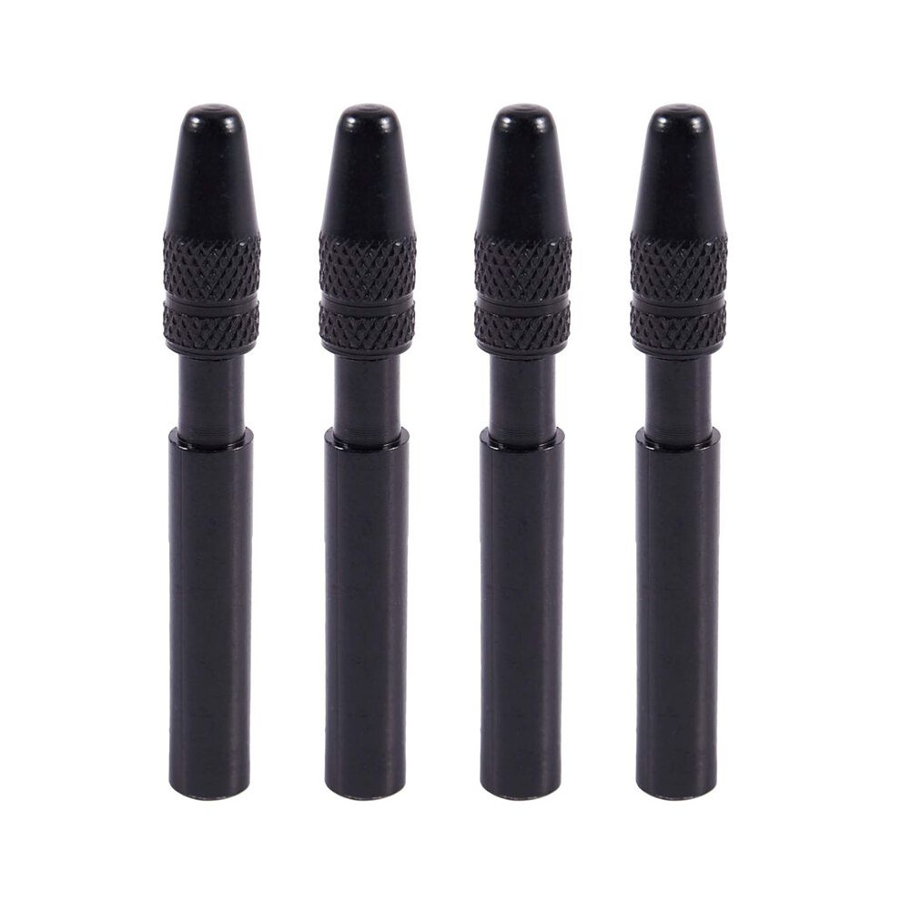 4 X Bicycle 40Mm Presta Valve Tire Tyre Extender Extension Cap Cover Adapter Black 6032910509605