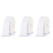 3X Niimbot D101 D11 D110 Papel para ImpressãO de Etiquetas Brancas Nome Adesivo Adesivo Livro Papelaria Máquina de Etiquetar Rolo de Etiquetas,
