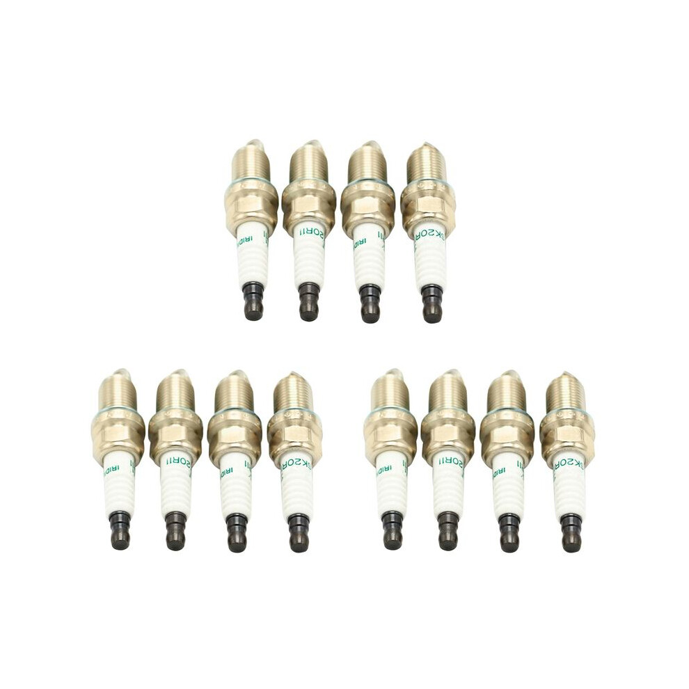 12X Spark Plugs 90919 Sk20r11 For Camry Rav4 Avalon 6033390384003