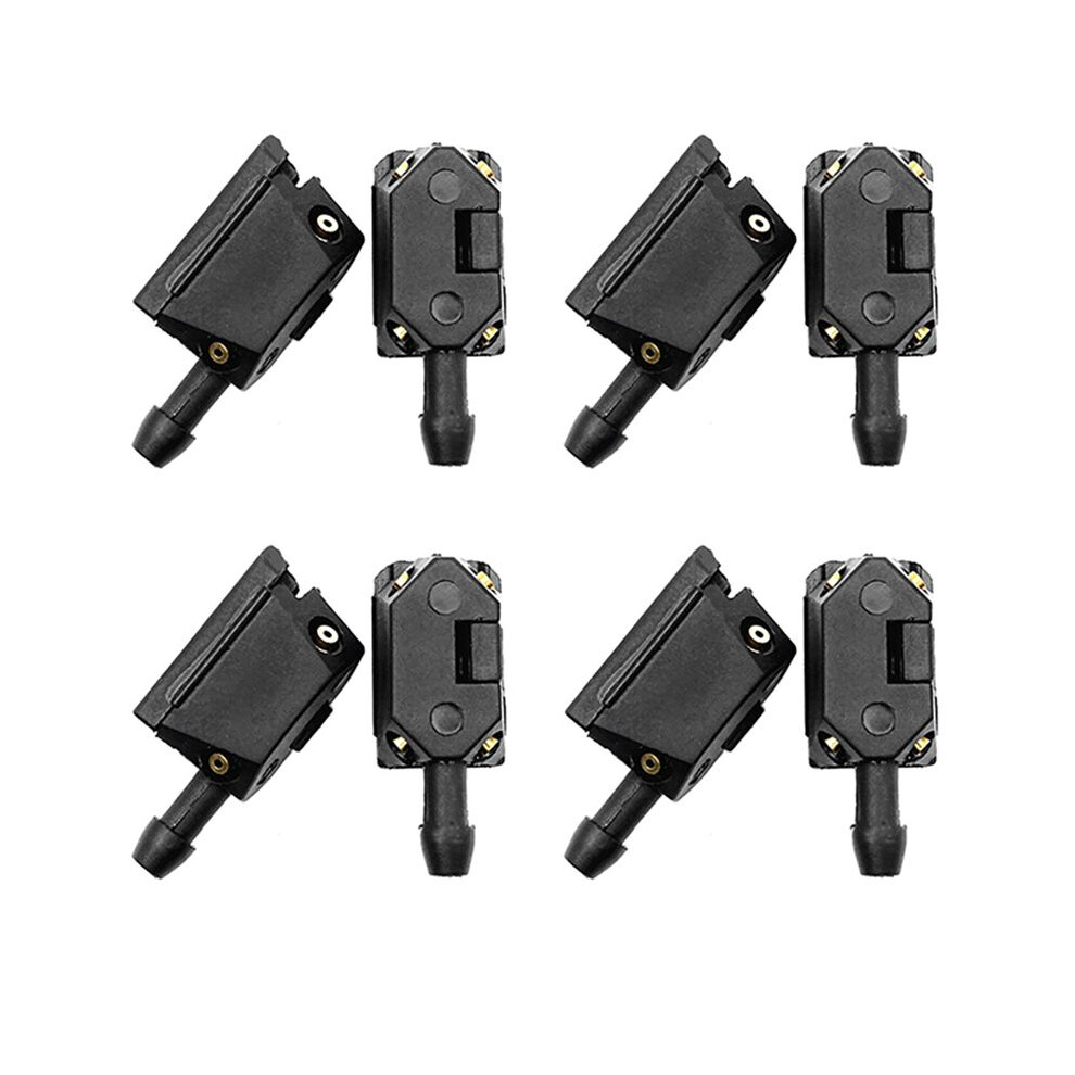 Photos - Other Car Electronics 8Pcs Windscreen Washer Jet Universal Black Car Arm Windscreen Washer Wiper Blade Water Spray Jets Nozzle Accessories