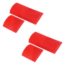 4 Stuecke 3 Zoll 6 Zoll Nachahmung Holzmaserung Farbe Rollenbuerste Wandmalerei Werkzeug Sets