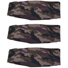 3X Gym Sports Absorbent Sport Sweat Headband Elastic Sweatband for Men and Women Yoga  Sweat Bands-Camouflage