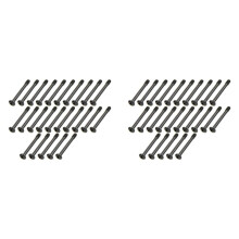 50 Stks 6 -32X30mm Verlengde Ronde Kop Montageschroef voor Pc-Behuizing Videokaart Koeler Radiator Waterkoeling Ventilator Doe-Het-Zelf Computer