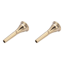 French Horn Mouthpiece Kit Includes 2 Pcs French Horn Mouth Piece for Adults Children and Beginners Musical Instrument-A