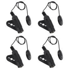 4X Pastilla de Guitarra AcúStica Pastilla de Contacto PiezoeléCtrico para Guitarra Ukelele ViolíN, Mandolina, Banjo, Kalimba, Arpa