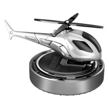 Car Air Fresheners Helicopter Design Solar Dashboard - Long-Lasting Natural Diffusion for Motorhome, Gym, Animals