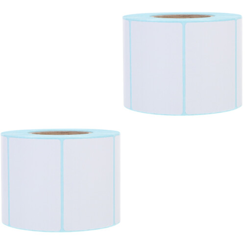 2Rouleaux Étiquettes Thermiques Blanches Pour Deco Et Expres 1
