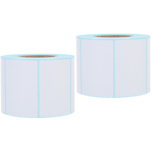 2Rouleaux Étiquettes Thermiques Blanches Pour Deco Et Expres 2