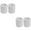 4Rouleaux Moulures PVC Blanches Souples Auto-Adhésives Pour 5