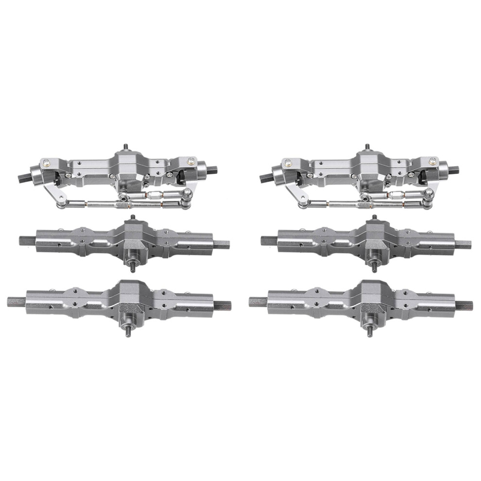 2X For Wpl 1/16 B16 B36 6Wd Replace Upgrade Front/ Rear/ Bridge Axle Part Set Truck Rc Car Parts Aluminum Alloy Durable 4711811843071