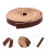 6M Lacet Cuir Plat Durable Marron Pour Accessoires DIY 6