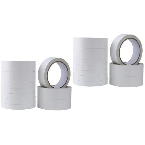 18Rouleaux Rubans Autocollants Double-Face Forts Pour 2