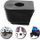2Pcs Roller Skate Brake Blocks Black Rubber Toe Stops Replacement Pads 8