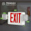 LED Exit Sign with Emergency Lights,Adjustable LED Emergency Exit Lights with Battery Backup,Exit Sign for Business 9