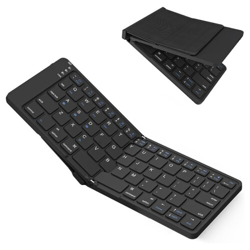 Foldable  Keyboard, Universal Folding Keyboard for Mobile Phones and Tablets, Can Easily   to 3 Devices 1