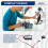 Micro-Type Linear Actuator,2In Stroke,30N/6.75lb,Speed 30mm/S  Electric Waterproof Actuator Motor LinearActuator 12V 5