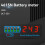 18650 Li-Ion Lipo Lithium Test 7-55V Acid Battery Level Indicator Tester LEDDisplay Meter Module Capacity VoltageMeter,C 8