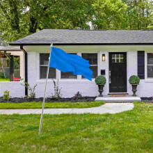 Outdoor Flagpole Anti-Winding Free Rotating Flagpole Metal Flagpole Detachable Garden Flagpole