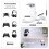 Wall Mounted Stand Bracket for PS5/PS4// Controller Headset Table Bottom Storage Bracket White 9