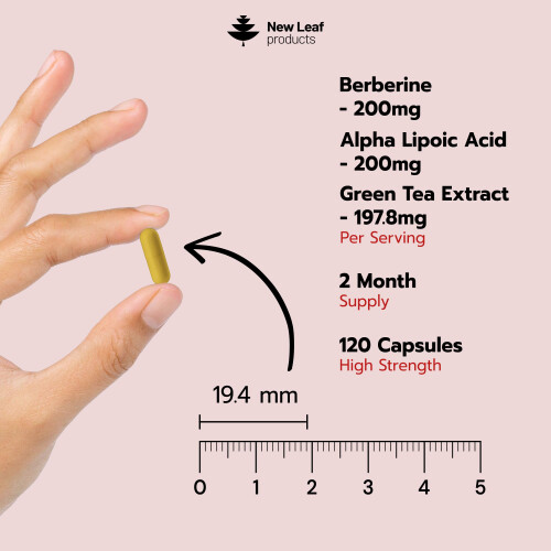 Berberine Complex + ALA Pure high Dosage With Added Green Tea Extract 2