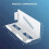 Wall Mount Bracket for PS5 Pro Console Wall Mount Organizer for PS5 Game Console Universal Wall Storage Rack White 10
