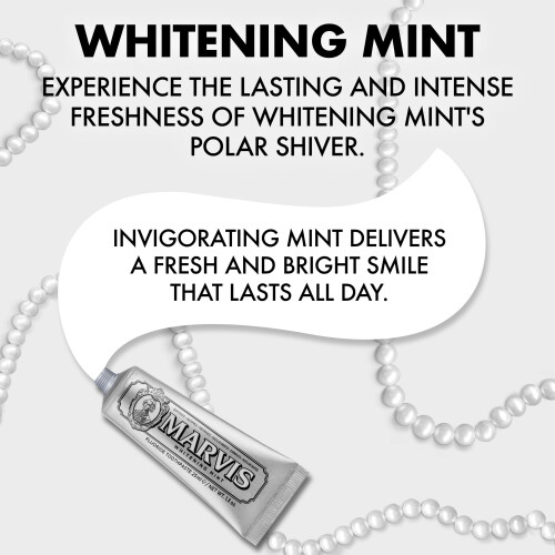 Marvis Marvis Whitening Mint Travel Size Toothpaste, 1 x 25 ml 1