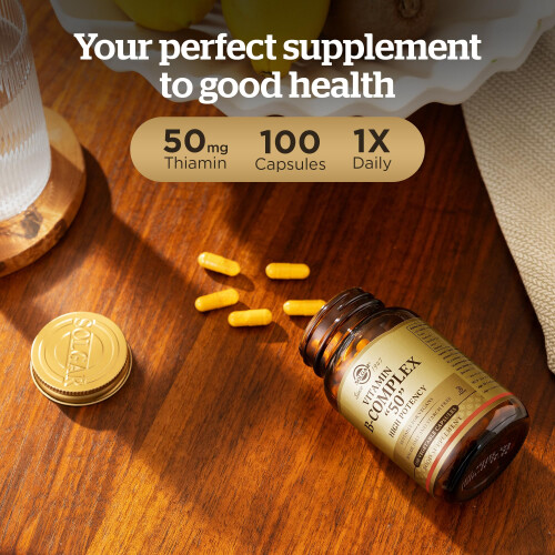 Solgar Solgar Vitamin B-Complex 50 High Potency - Supports Mental Performance - Reduces 2