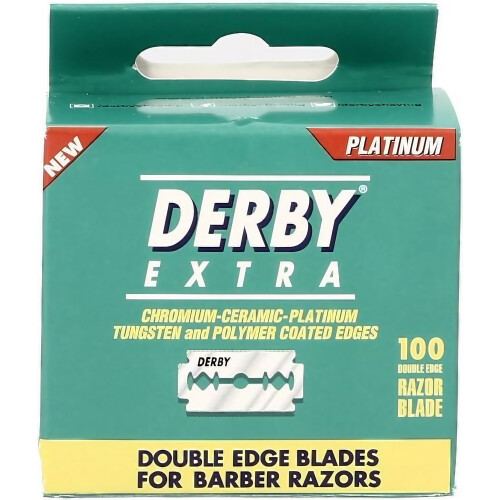 Derby Derby Extra Double Edge Safety Razor Blades, 100 Count 1