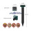 Solar mouse repeller courtyard square with light repeller outdoor ultrasonic snake repeller farm bird repeller 2