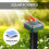 Solar mouse repeller courtyard square with light repeller outdoor ultrasonic snake repeller farm bird repeller 3