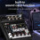 Portable  Audio Mixer Console 5 Channels Soundcard USB  Record Computer Playback  Audio Mixer Broadcast 4
