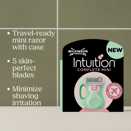 Wilkinson Sword WILKINSON SWORD Intuition Complete Women's Mini Razor with Travel 1