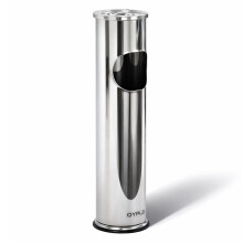Oypla Free Standing Stainless Steel Ash Tray Cigarette Rubbish Bin