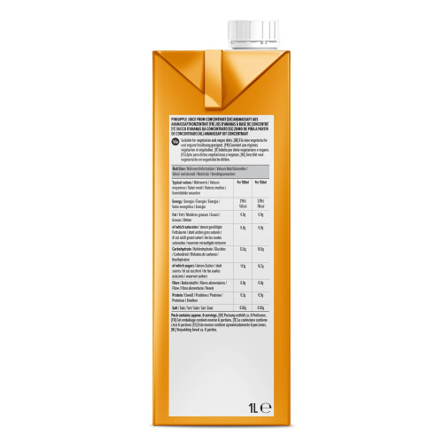 by Amazon 100% Pineapple Juice, 1L 1