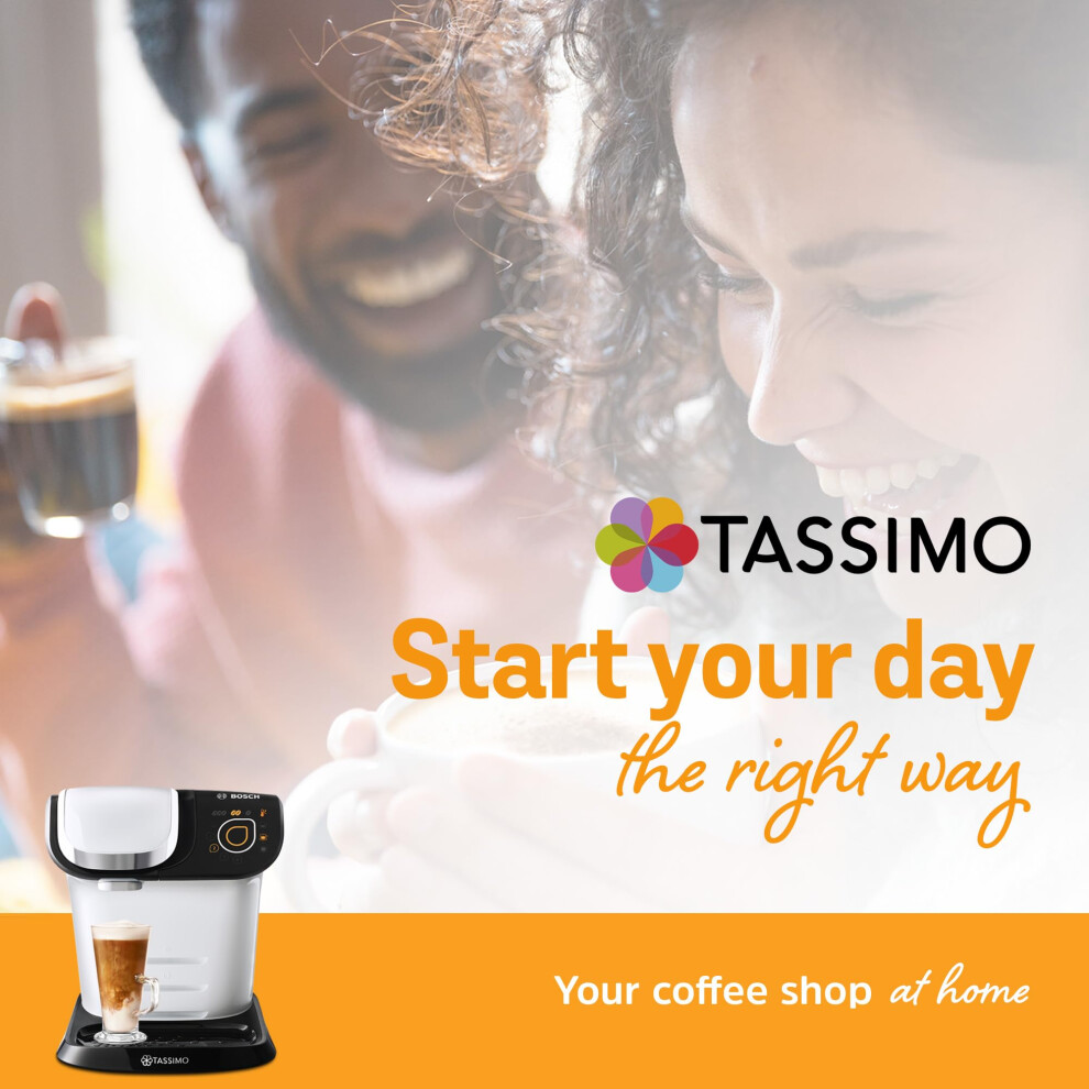 Tassimo Costa Caramel Latte Coffee Pods, Pack Of 8