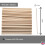 Ziffs Home 120 Natural Fibre Reed Diffuser Sticks - 20cm x 4mm - Thick Diffuser Reeds Sticks - Diffuser Sticks for Diffuser Oils Fragrance Refill - 2