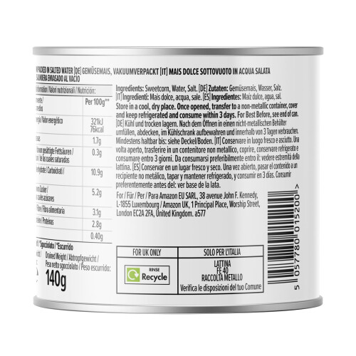 by Amazon Sweet Corn 3x160g 2