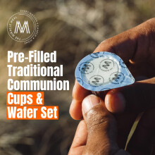 The Miracle Meal PreFilled Communion Cups Wafer Set Box of 100 Prep
