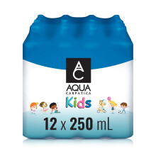 AQUA Carpatica Kids 250mlx12 Pure Natural Still Mineral Water for Chi