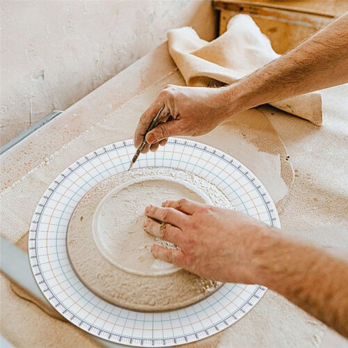2 Sizes Ceramic Clay Divider Tools Clay Circle Divider Templates for Clay  and Design Projects,Suitable for Potters 2