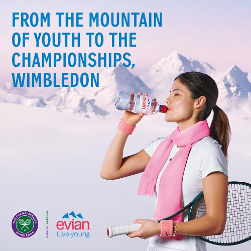Evian Still Mineral Water, 24 x 0.5L 2