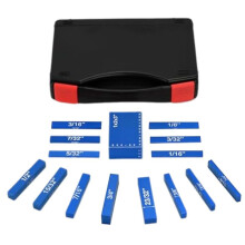 Setup Blocks Woodworking Height Gauge Set 15 Pcs of Set Bars, Router Table and Table Saw Accessories