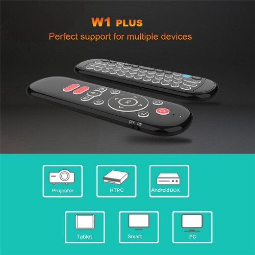 2.4G IR Air Mouse Remote Control USB Receiver English Wireless  Keyboard for Android  TV Box Without Backlight