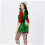 Weihnachtskostüm für Erwachsene, Einheitsgröße, Partykleid für Damen 3