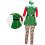 Weihnachtskostüm für Erwachsene, Einheitsgröße, Partykleid für Damen 7