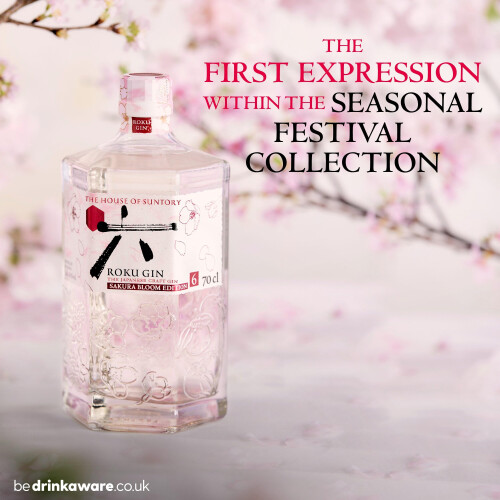 Roku Roku Japanese Craft Gin - Sakura Bloom Edition - 700ml 1