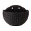 Rattan Look Wall Hanging Pot Half Round 1