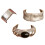 Open Finger Ring Width Irregular Geometric Ring Silver Ring for Women 1