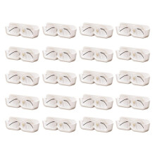 Glasses Organizer Wall Mounted Sunglasses Display Rack Wardrobe Decoration Storage Box White